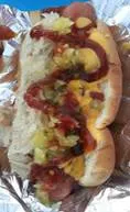 BBQ hot dog